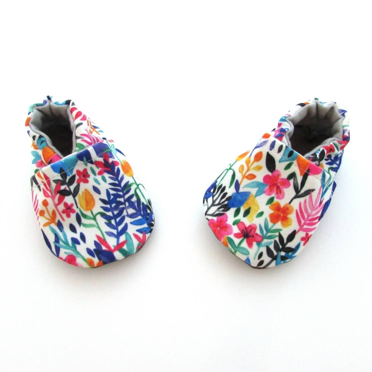 Cabooties - Baby Spring Floral Moccasins