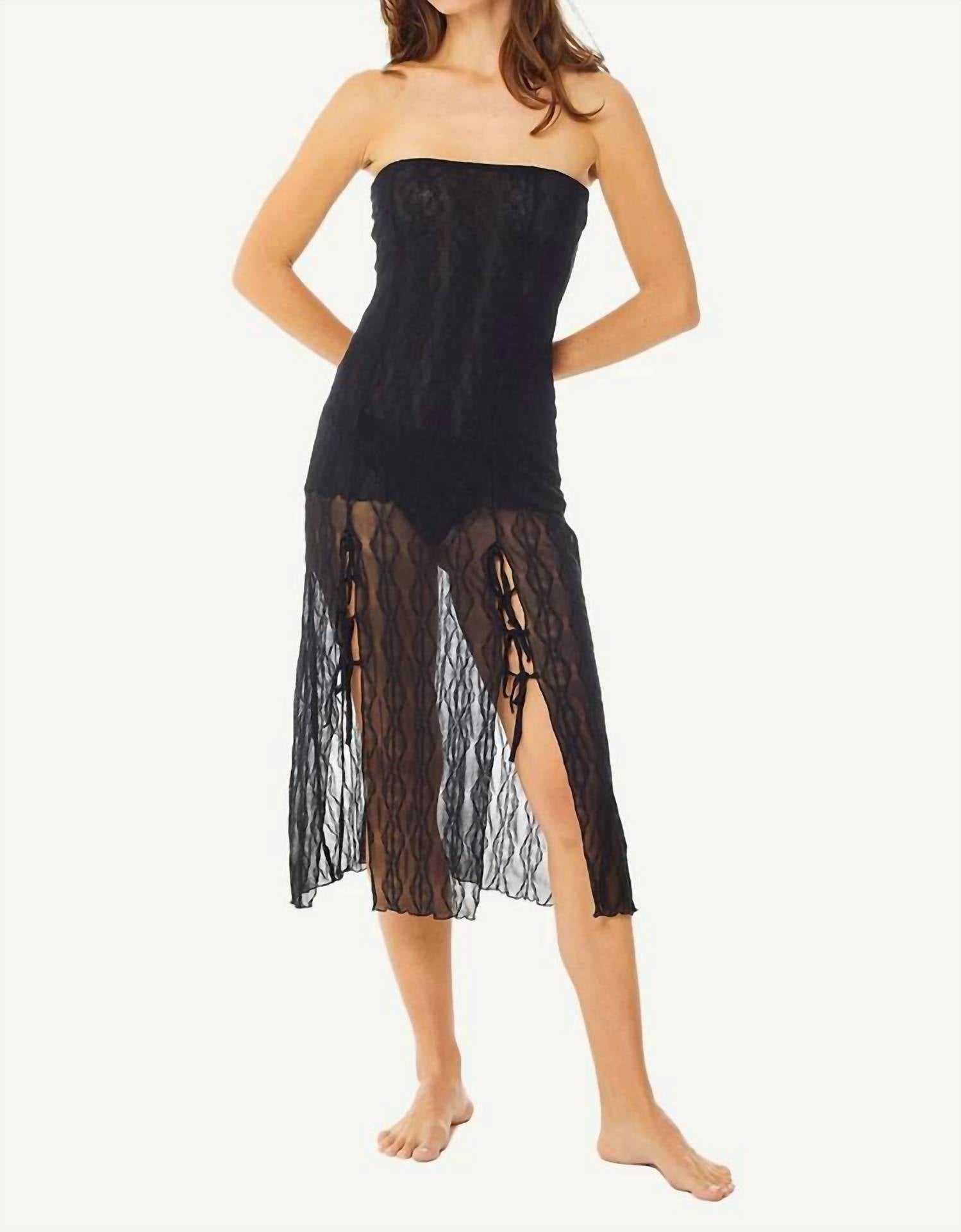 Find Me Now - Mariposa Tube Midi Dress