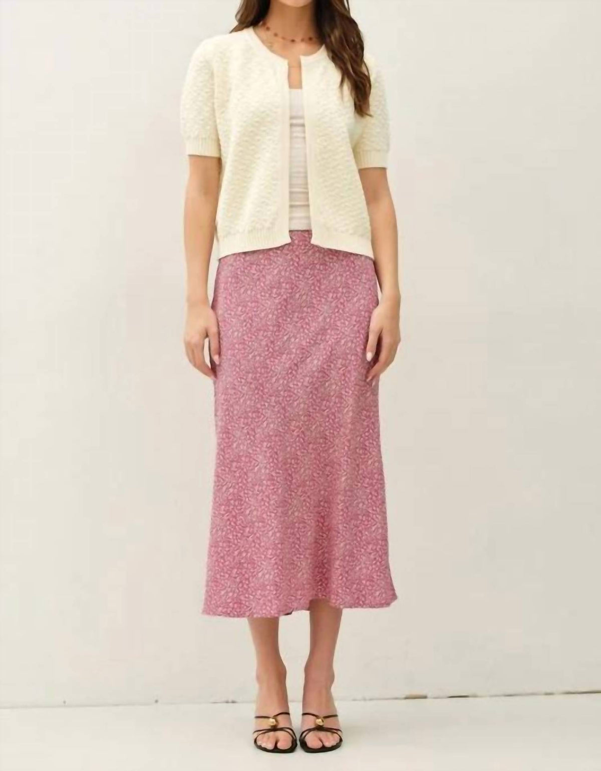 Be Cool - Textured Short Sleeve Cardigan