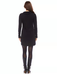 Karen Kane - Faux Leather Patch Dress