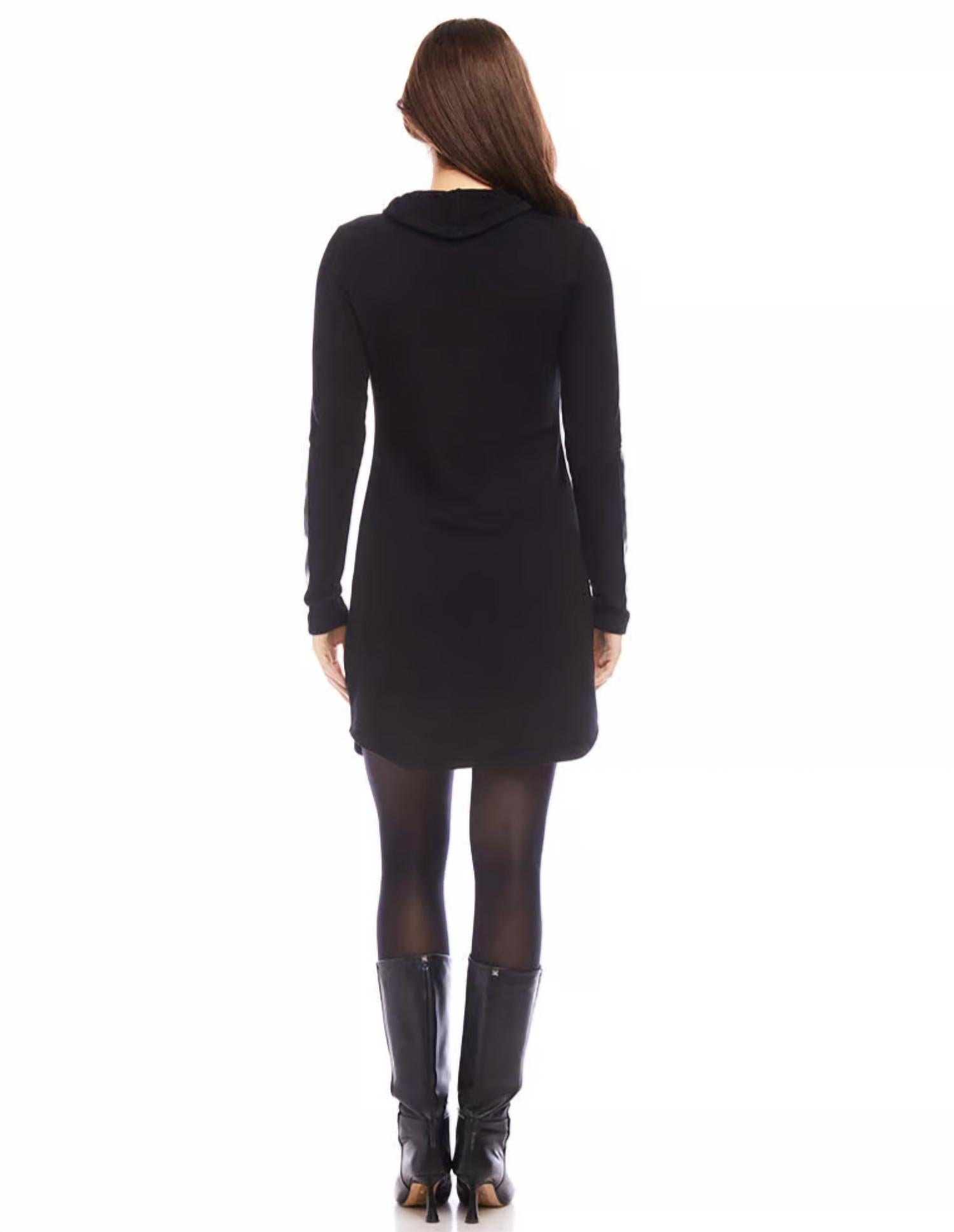 Karen Kane - Faux Leather Patch Dress