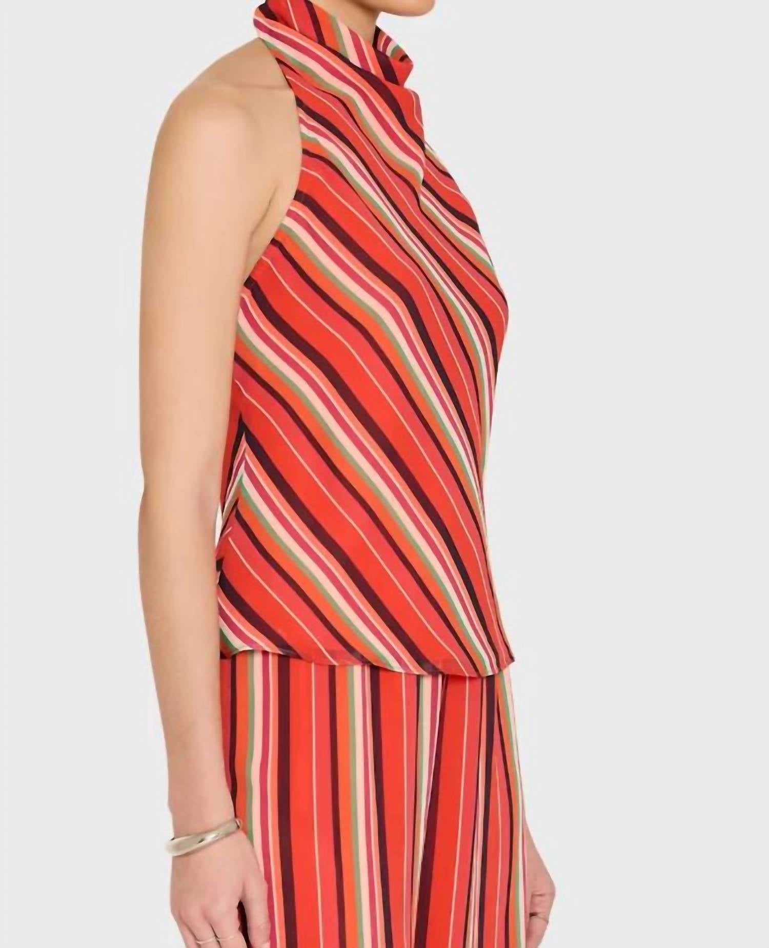 Amanda Uprichard - Samba Halter Cowl Top