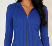 Angel Apparel - Braided Zip Cardigan