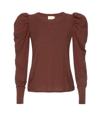Nation Ltd - Romy Bold Shoulder Long Sleeve Top