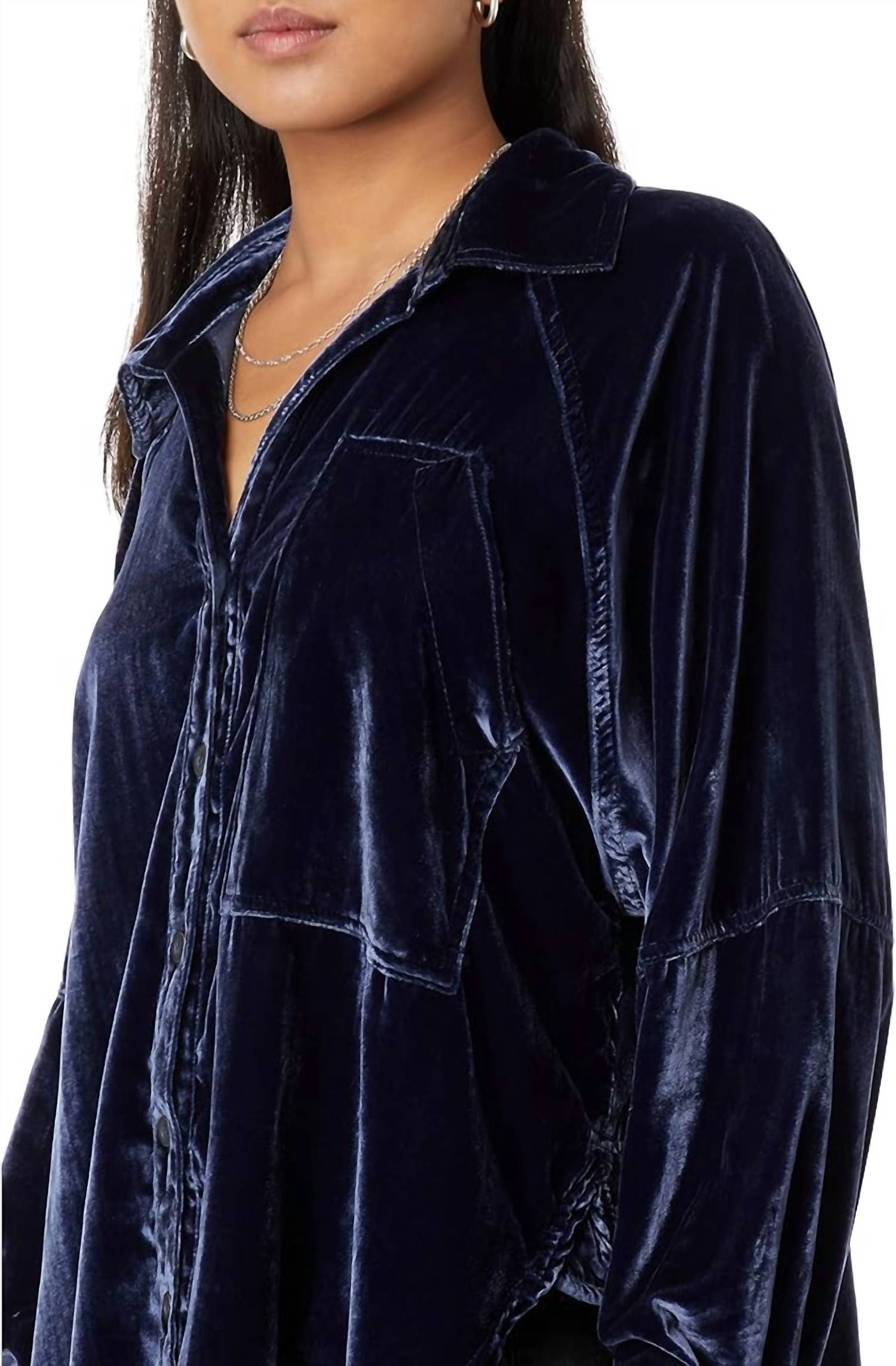 Free People - Night Skies Velvet Top