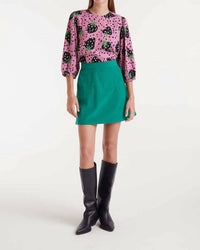 Compania Fantastica - Strawberry Polka Dot Blouse