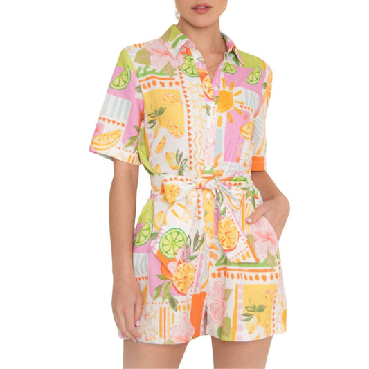 Fore - Retro Vintage Citrus Fruit Romper