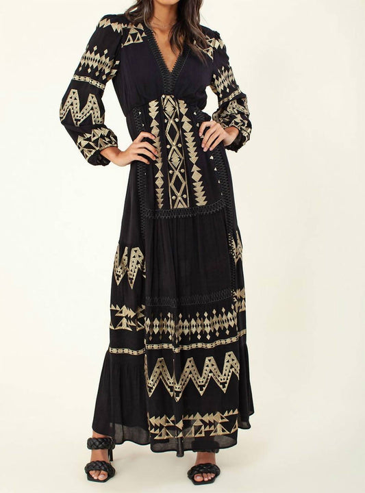 Hale Bob - Fallin Embroidered Maxi Dress