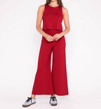 Ripley Rader - Ponte Knit Wide Leg Crop Pants
