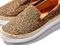 REEF Women's Cushion sunrise slip ons in leopard - women's sneaker - view 4