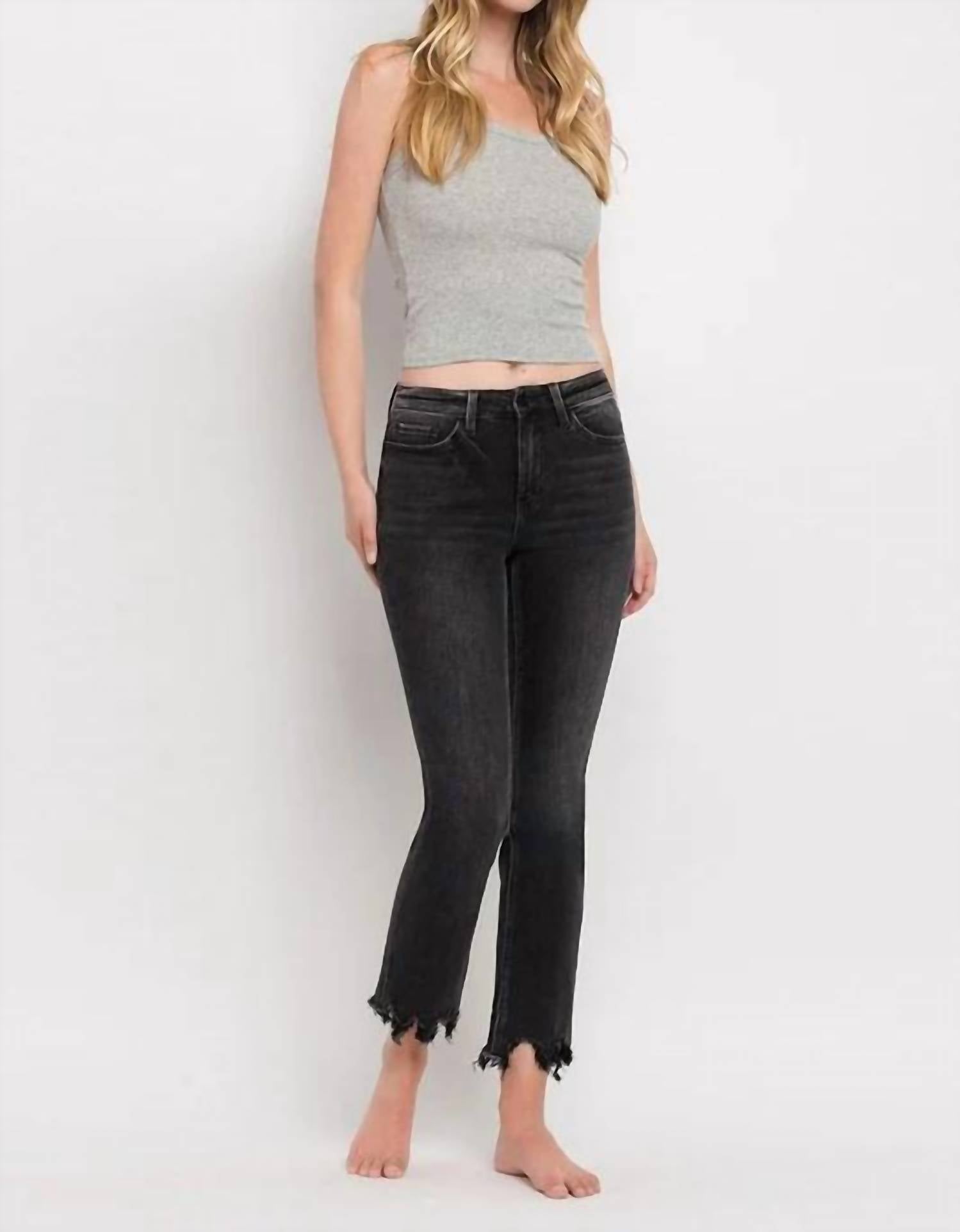 Vervet By Flying Monkey - In A Bottle High Rise Straight Jeans