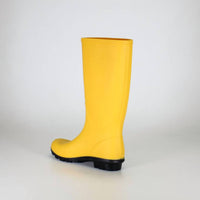 Wet Knot Women's Surrey Boot in yellow - women's shoe - detail view