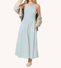 Kerri Rosenthal - Cotton Tank Sleeveless Maxi Dress