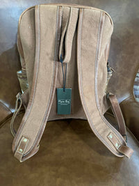 Myra Women's Herion Bookbag in beige - women's bag - alternate view