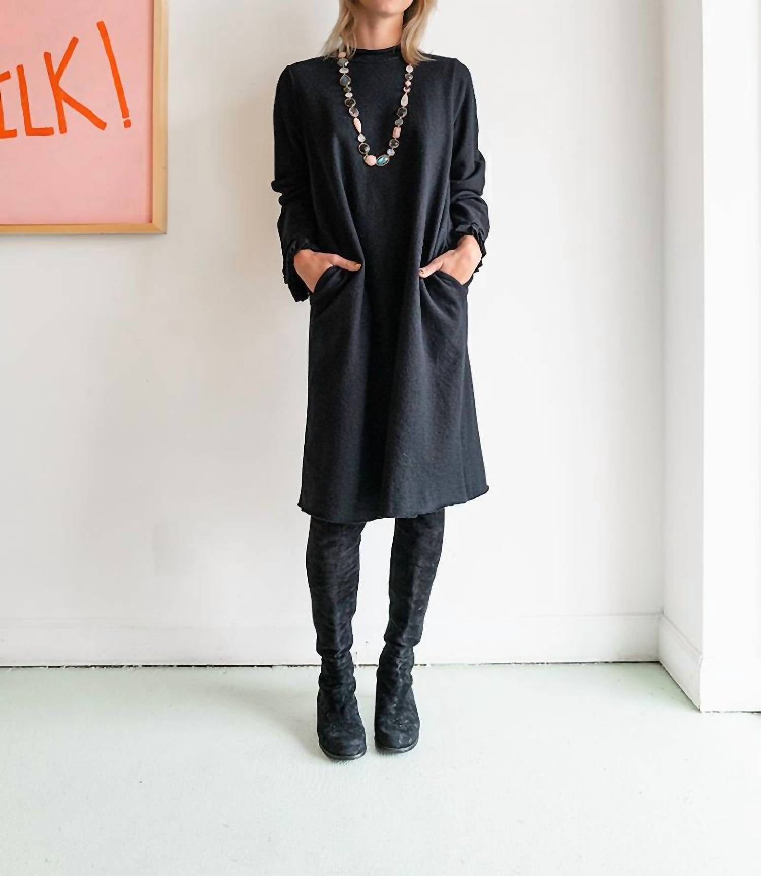 Katharina Hovman - Fashion Wool Knit Pullover Dress