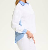 Fdj - Mixed-media Sweatshirt