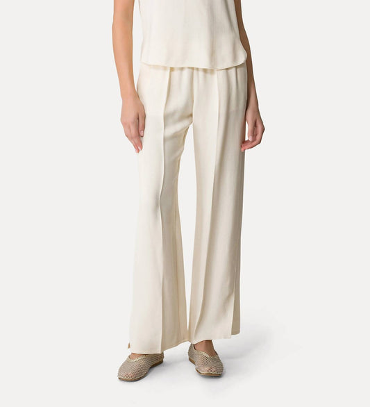 Forte Forte - Flared Slub Viscose Trousers