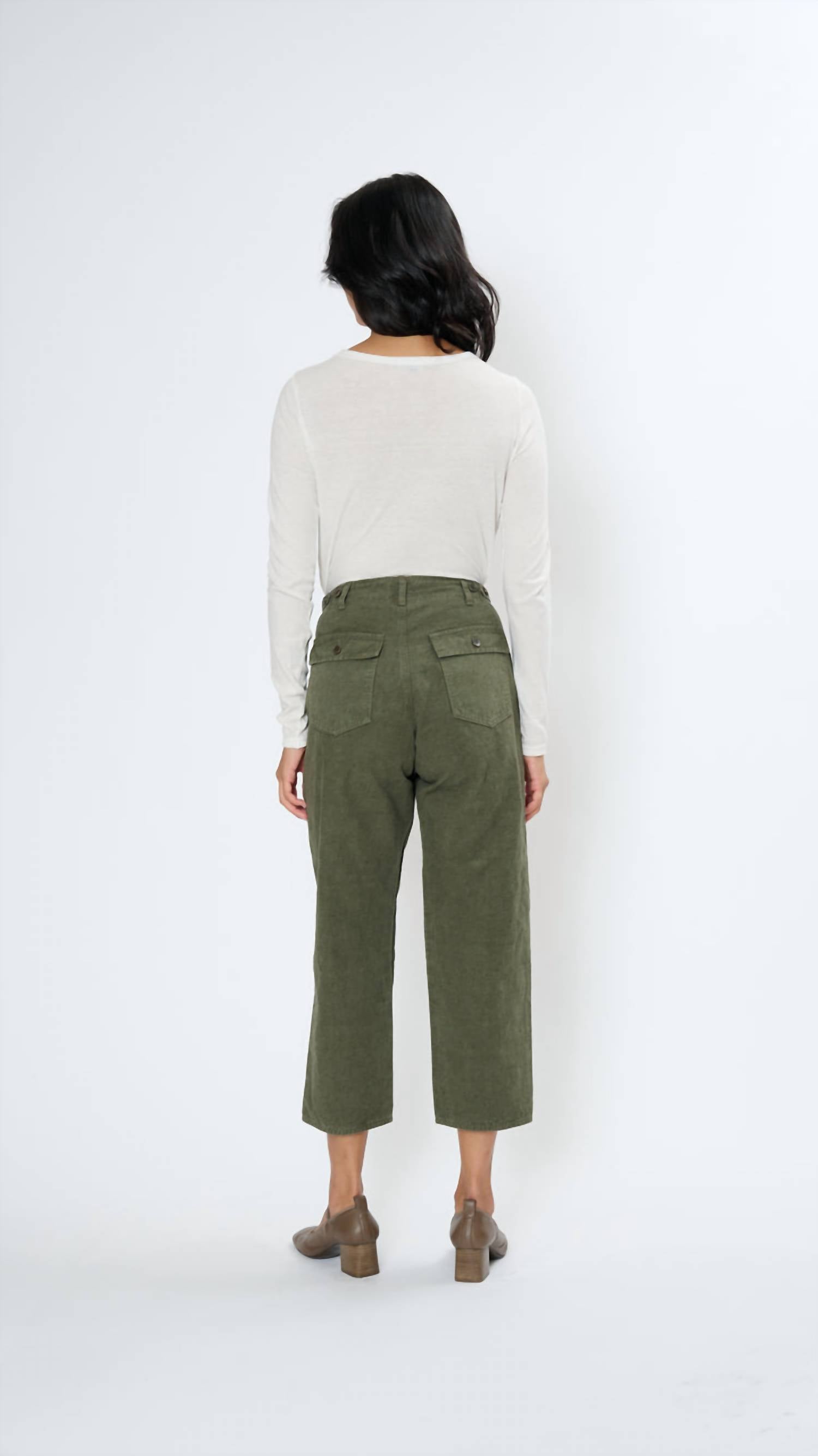 Pas De Calais - High Thread Count Cotton Linen Baker Pants