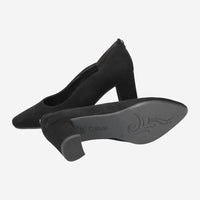 Gabor - Women's Scalloped Suede Heel