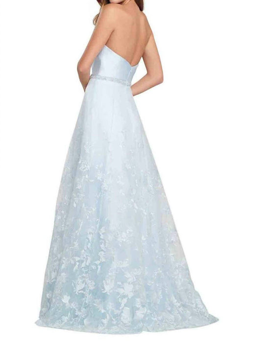 Ellie Wilde - Strapless Formal Prom Dress