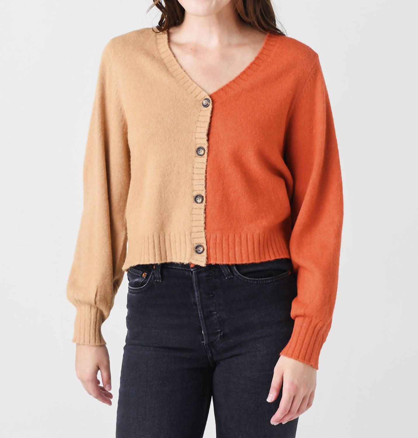 Nova Two Color Cardigan