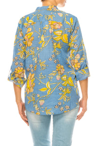 Magazine Clothing - Women’s Magazine Printed Tunic Top