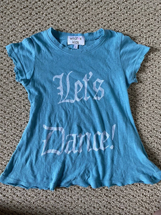 Wildfox - Girls Let's Dance Print T-shirt
