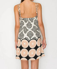 Meet Me In Santorini - Midnight Shell Shift Dress