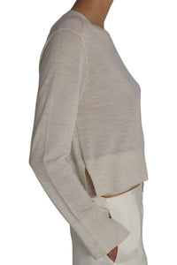 Saint Art - Elodie Layered Crewneck Knit Sweater