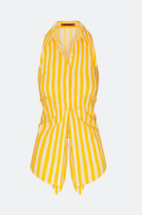 Simon Miller - Loch Sleeveless Poplin Button Down Top