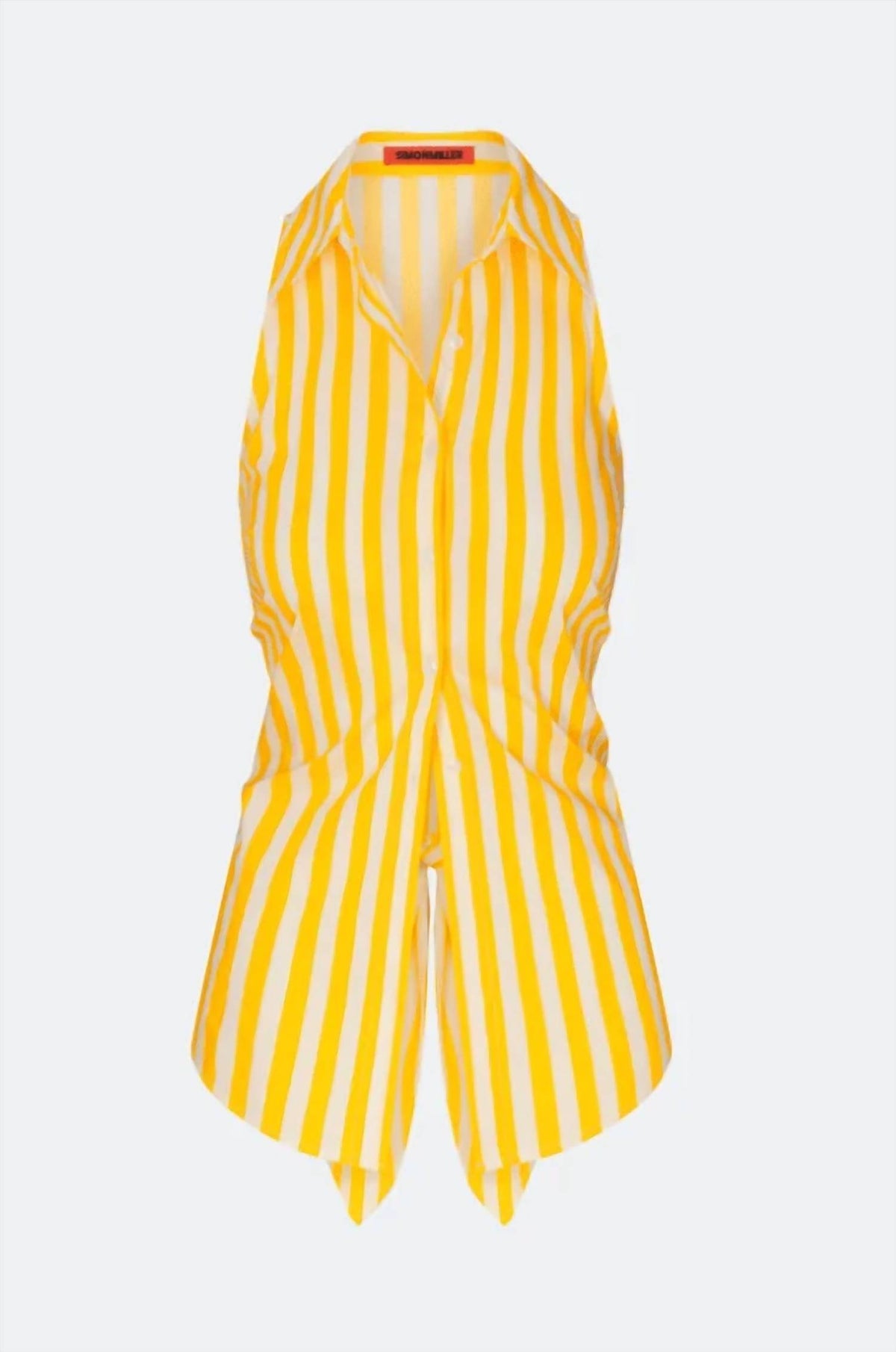 Simon Miller - Loch Sleeveless Poplin Button Down Top