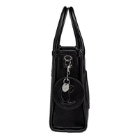 Christian Louboutin - Women's Round Leather Logo Bag Charm Keychain