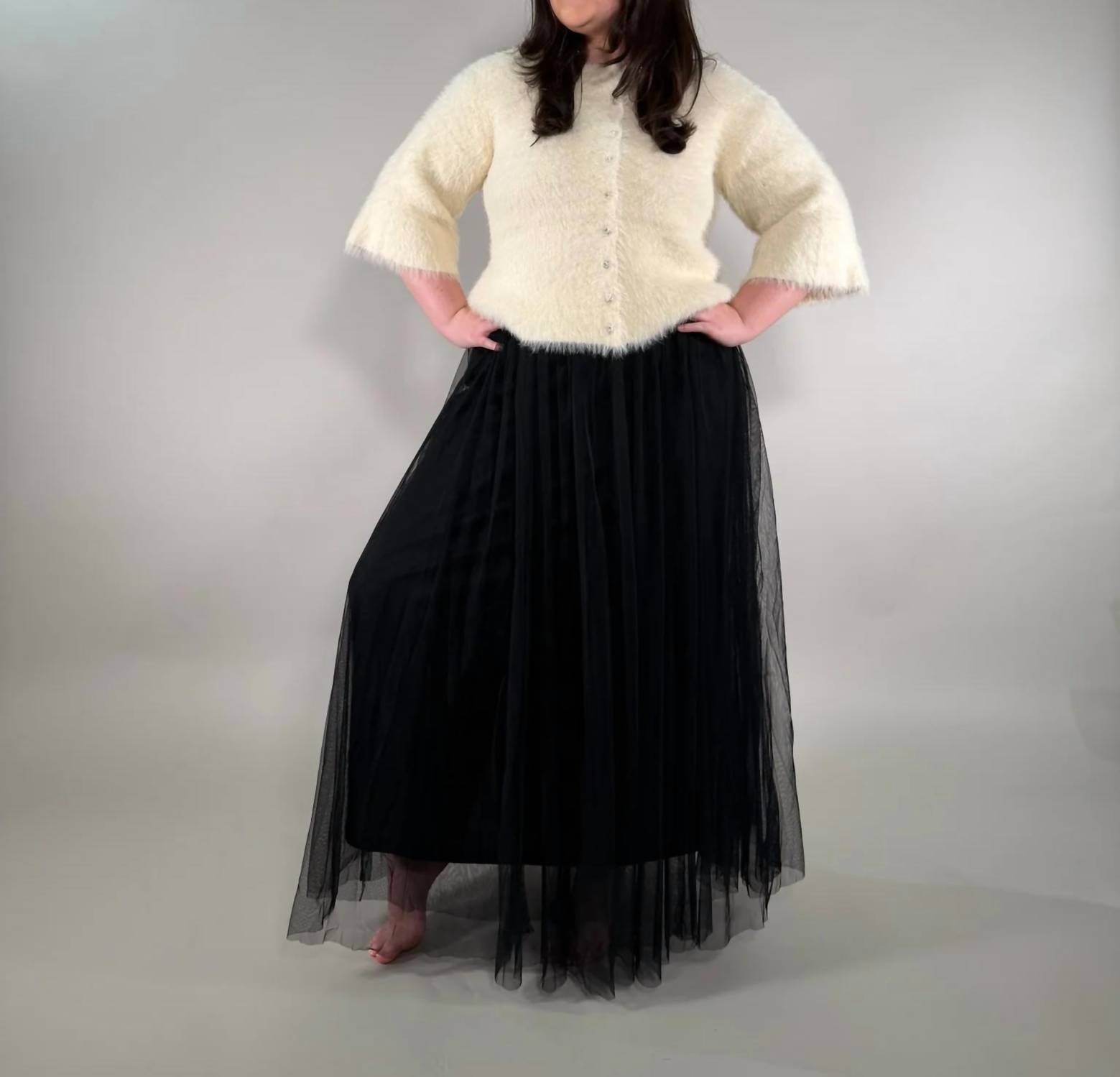 Elan - Effortless Tulle Maxi Skirt