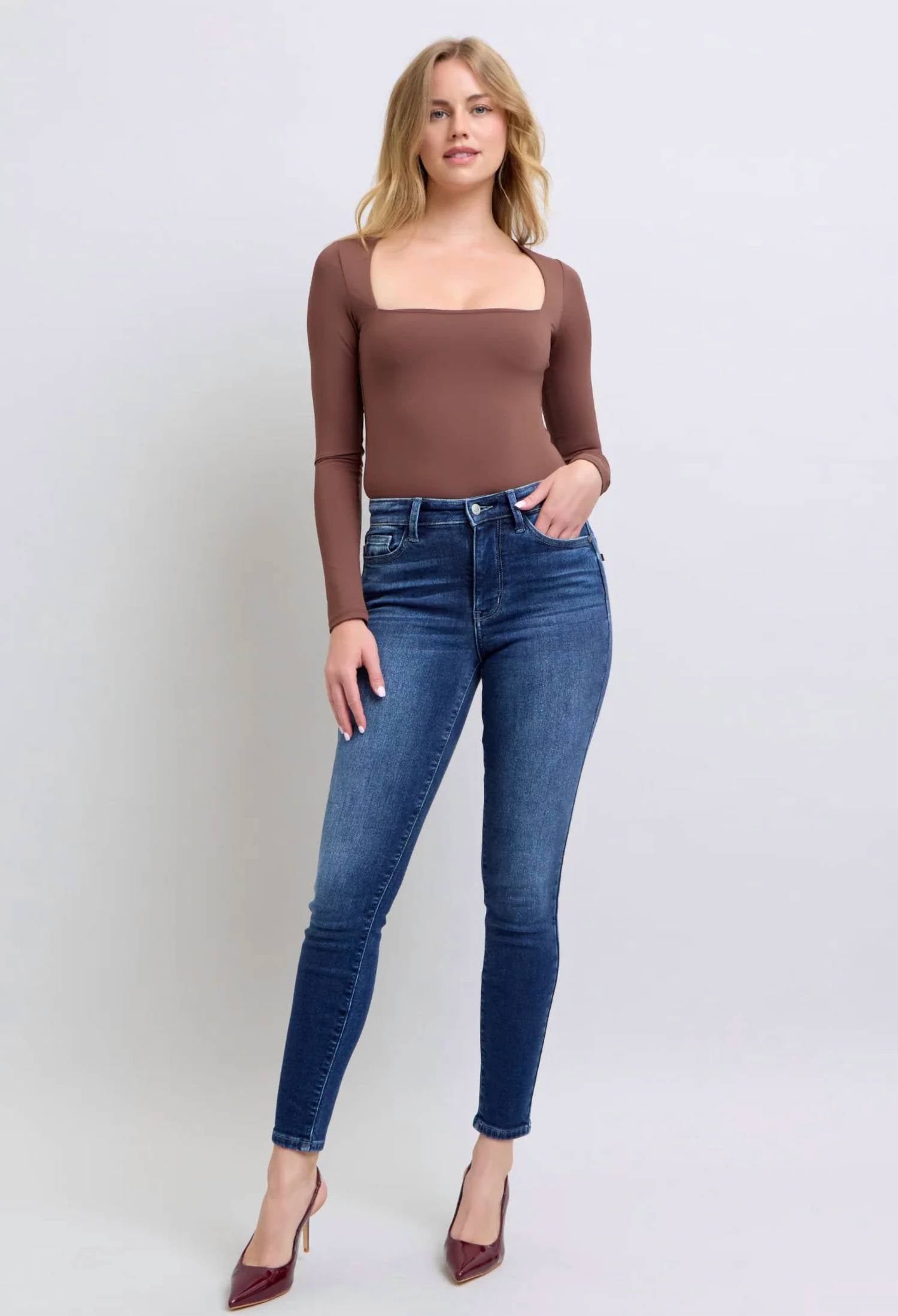 Judy Blue - Oprah Thermal Skinny Jeans