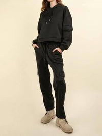 Very J - French Hoodie And Pant Set