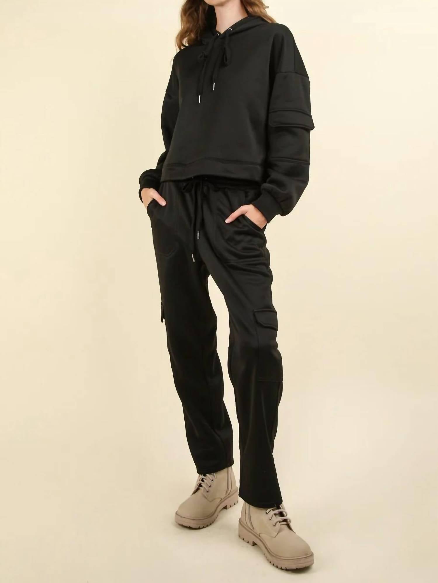 Very J - French Hoodie And Pant Set