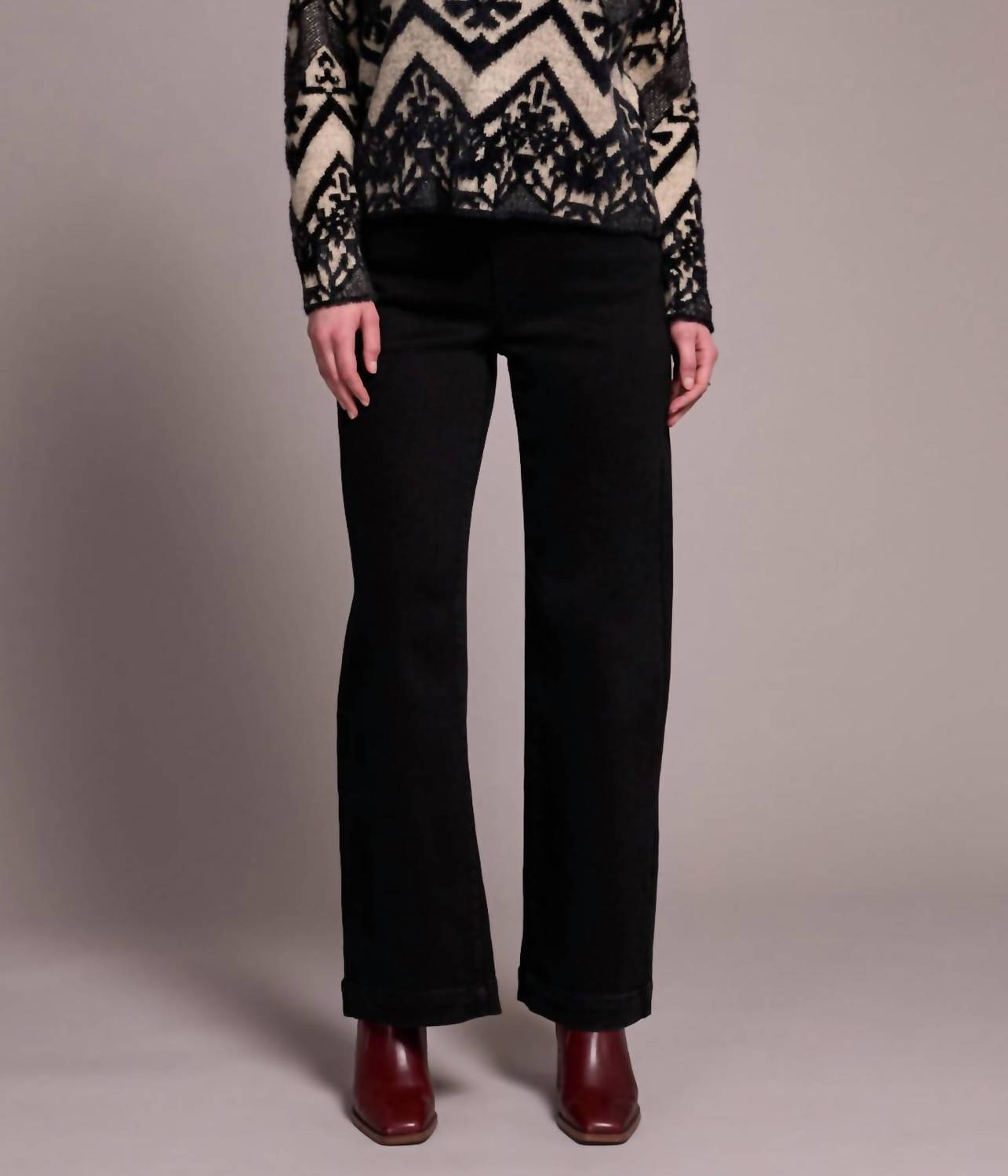 Tribal - Long Sleeve Crew Neck Sweater