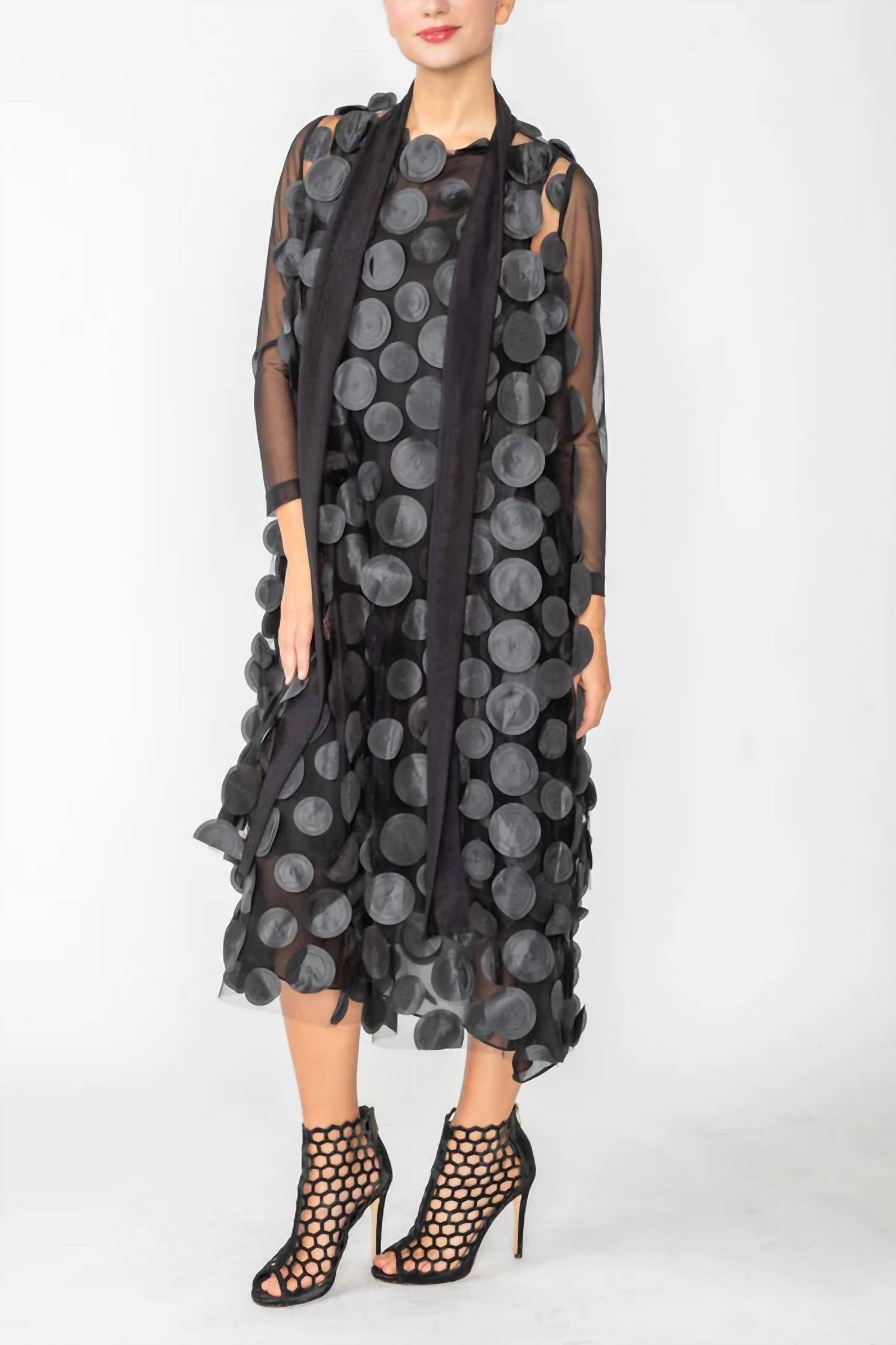 Ic Collection - Spiral Mesh Open Jacket