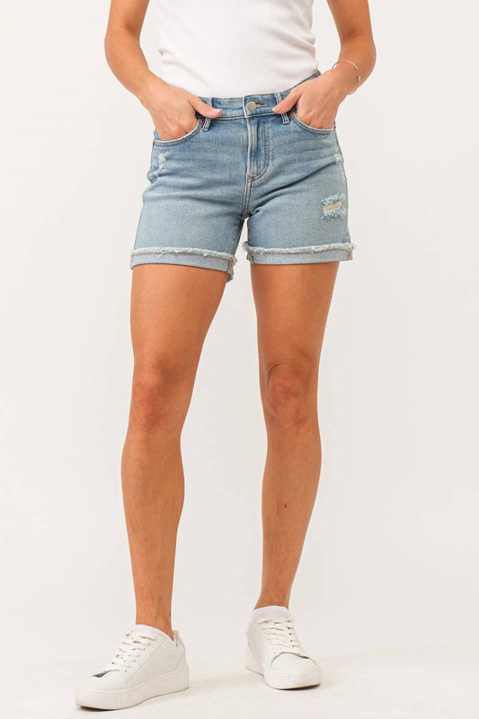 Dear John Denim - Ava Mid Rise Cuffed Short