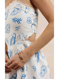 Sage The Label - Citrus Splash Cutout Dress