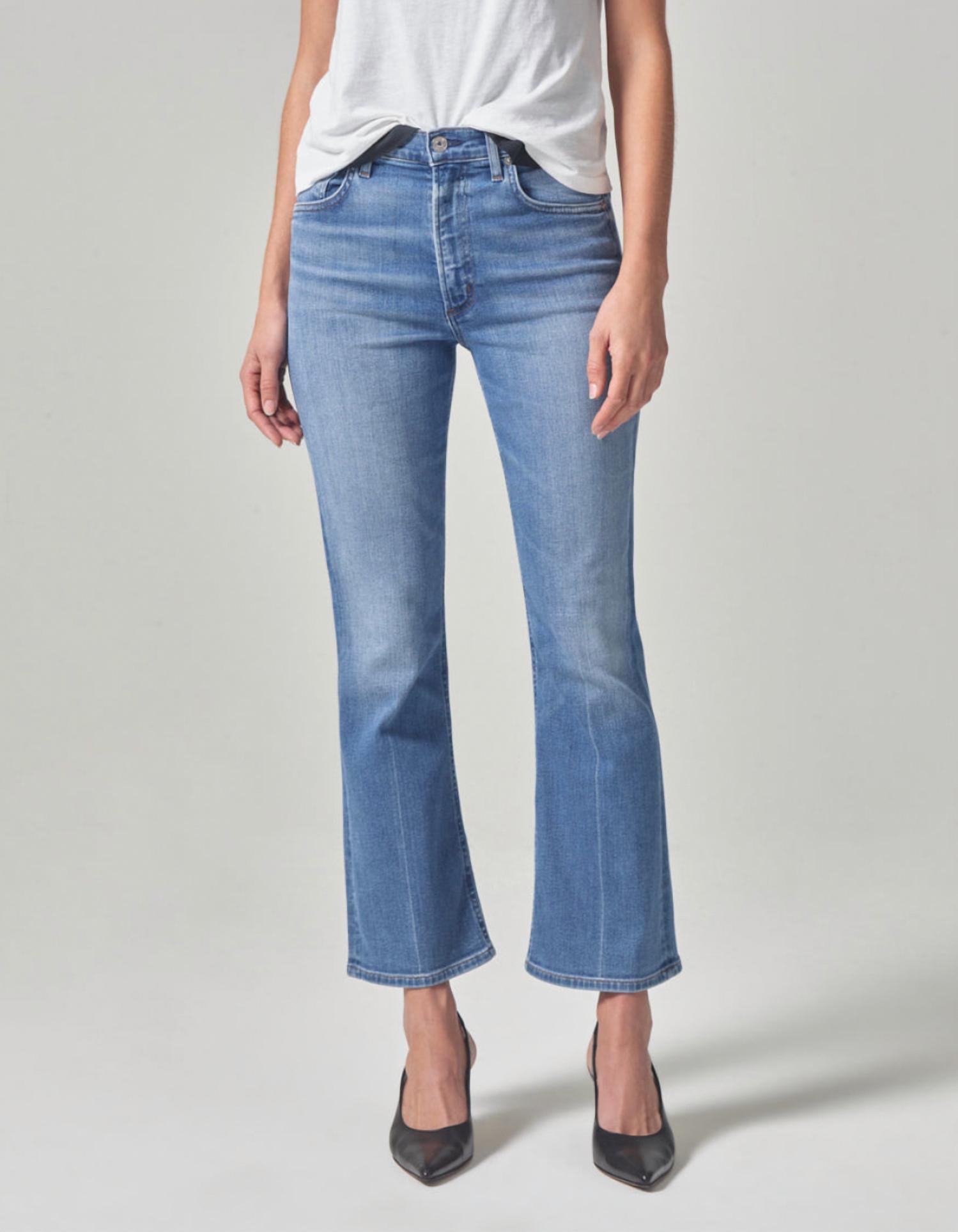 Citizens Of Humanity - Isola Cropped Bootcut Jeans