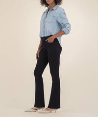 KUT FROM THE KLOTH Natalie High Rise Bootcut Jean in black - women's jeans - alternate view