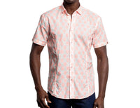 Eight X - Neon Breeze Linen Short Sleeve Shirt