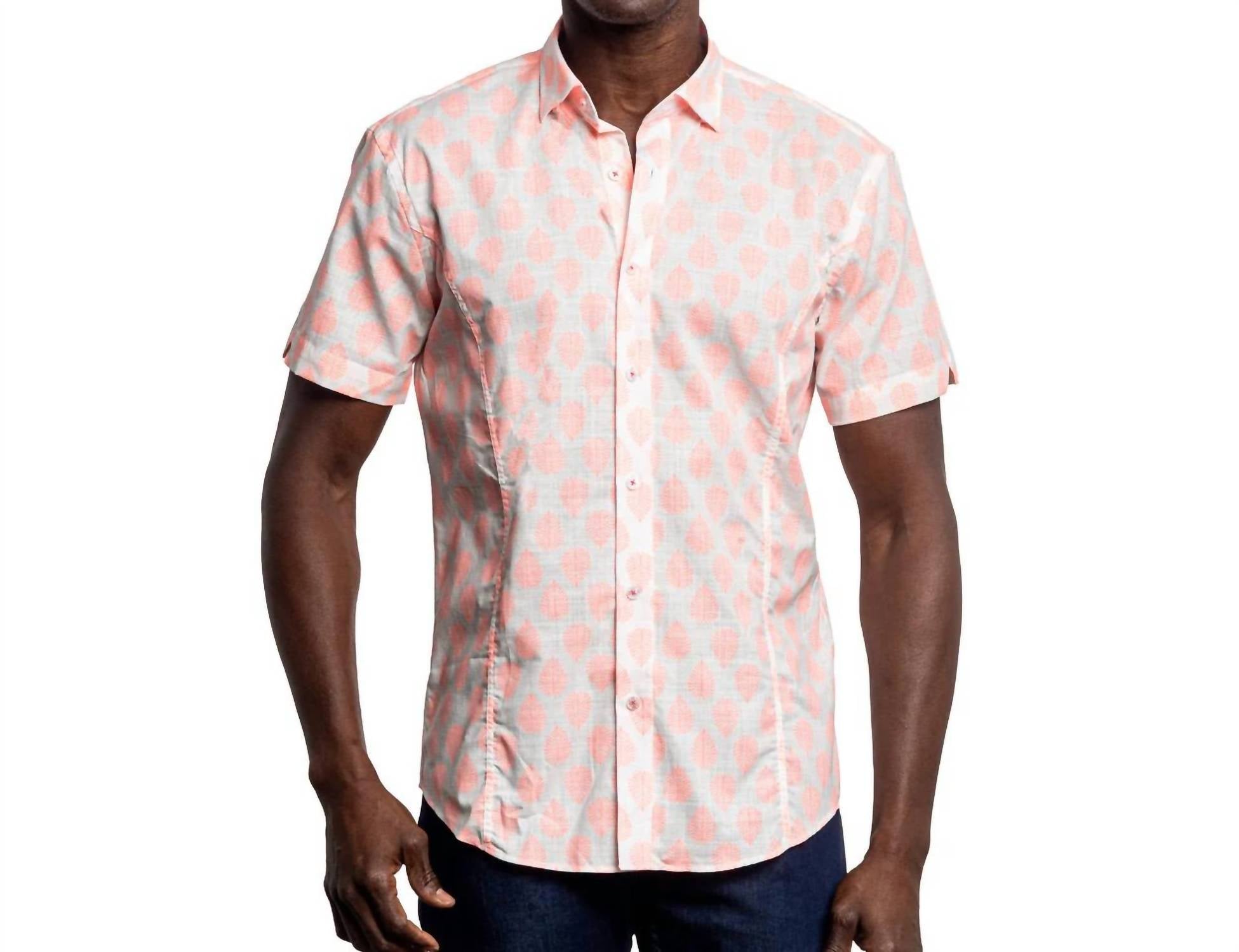 Eight X - Neon Breeze Linen Short Sleeve Shirt