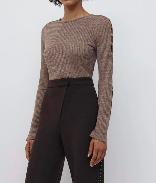 Tobie Compact Knit Top