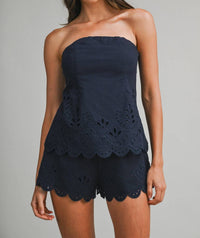 Mable - Sabrina Scalloped Trim Shorts