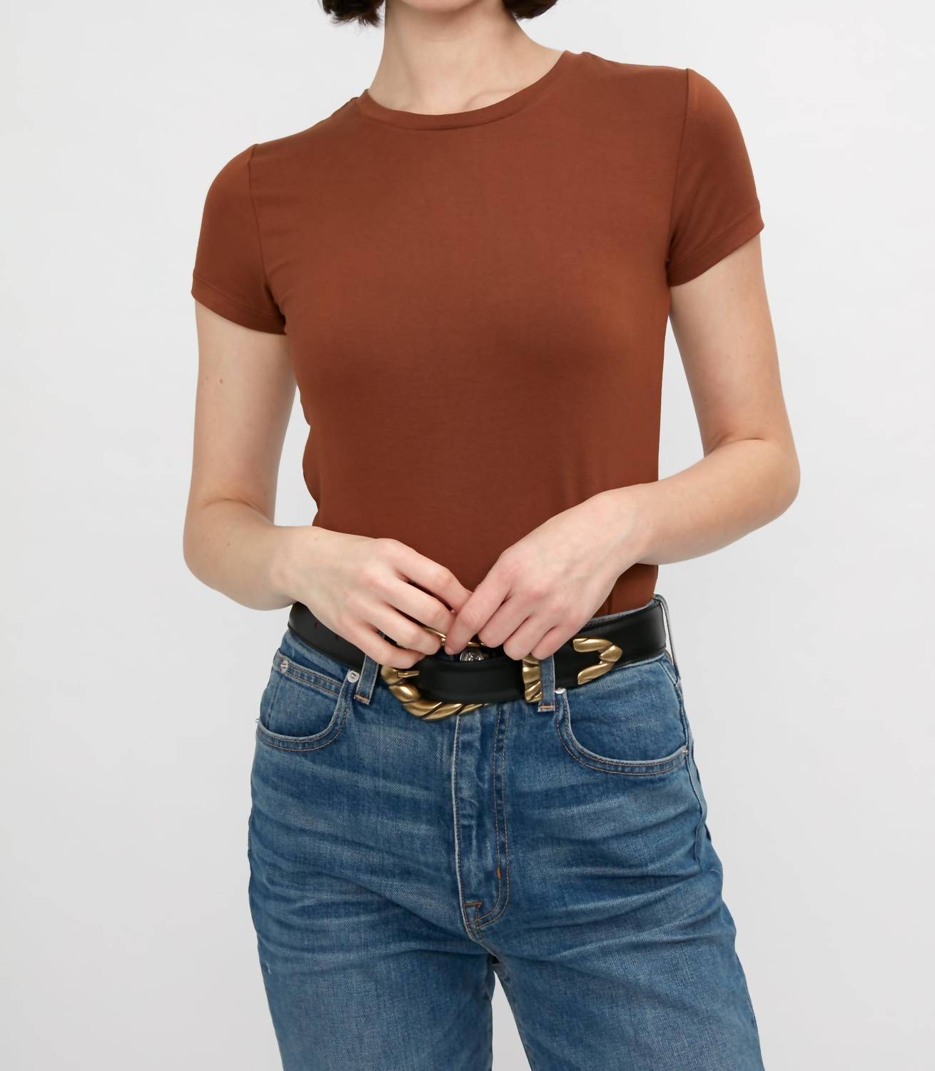 L'Agence - Ressi Crewneck Tee