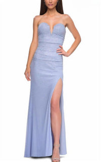 La Femme - Strapless Hot Stone Dress