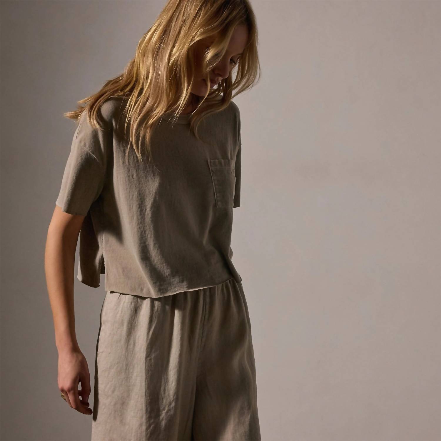 James Perse - Brushed Jersey Pocket Tee