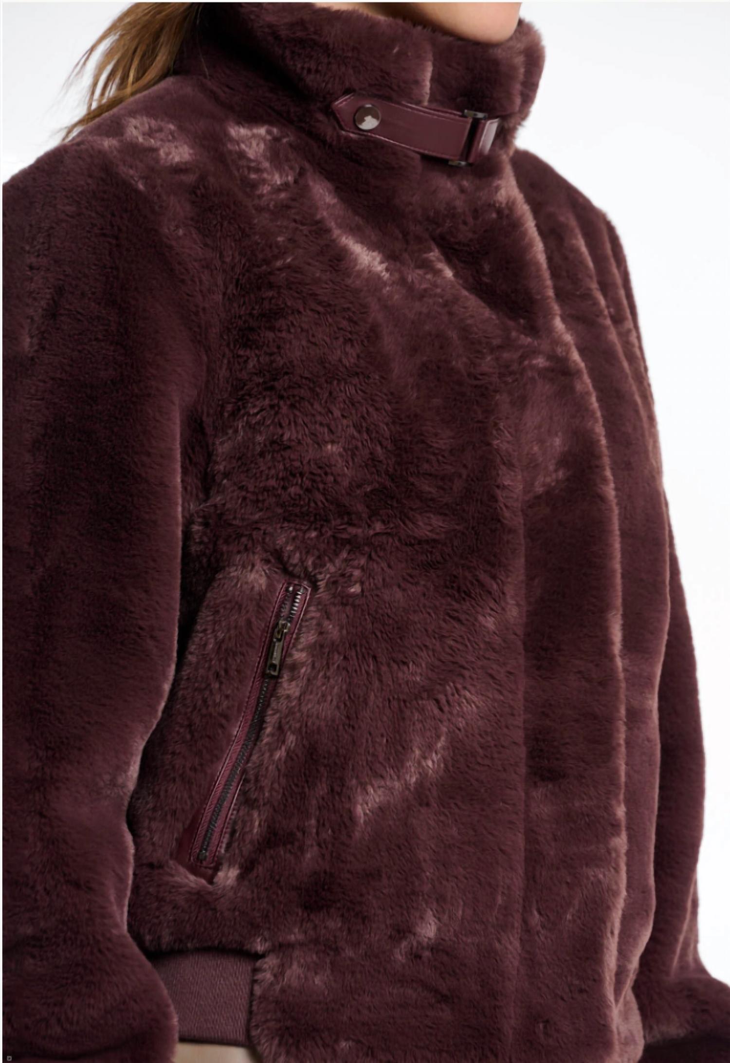 RINO & PELLE Ambra Jacket in chocolate bean - women's jacket - view 4